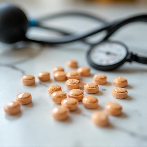 Pills on a table